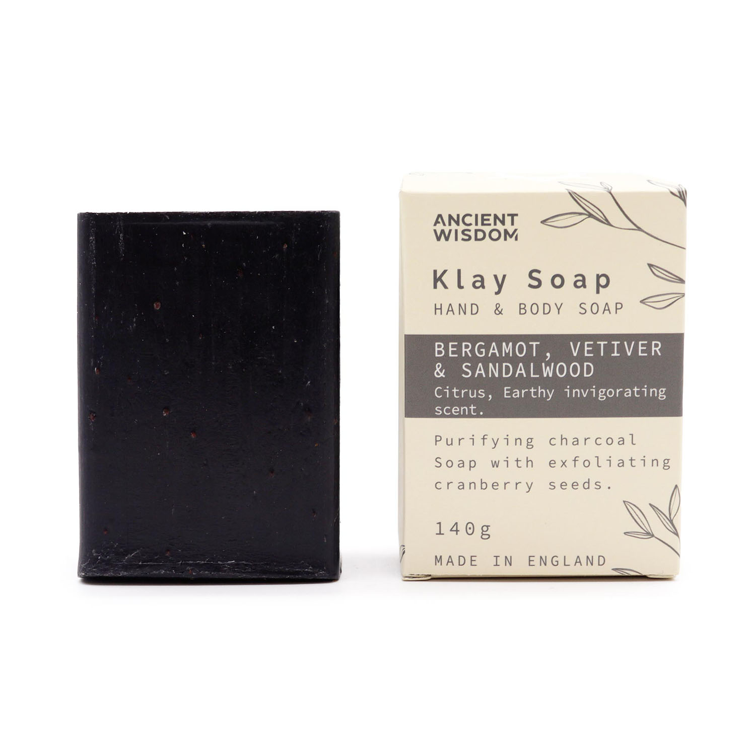 Klay Soap - Bergamot, Vetiver and Sandalwood1