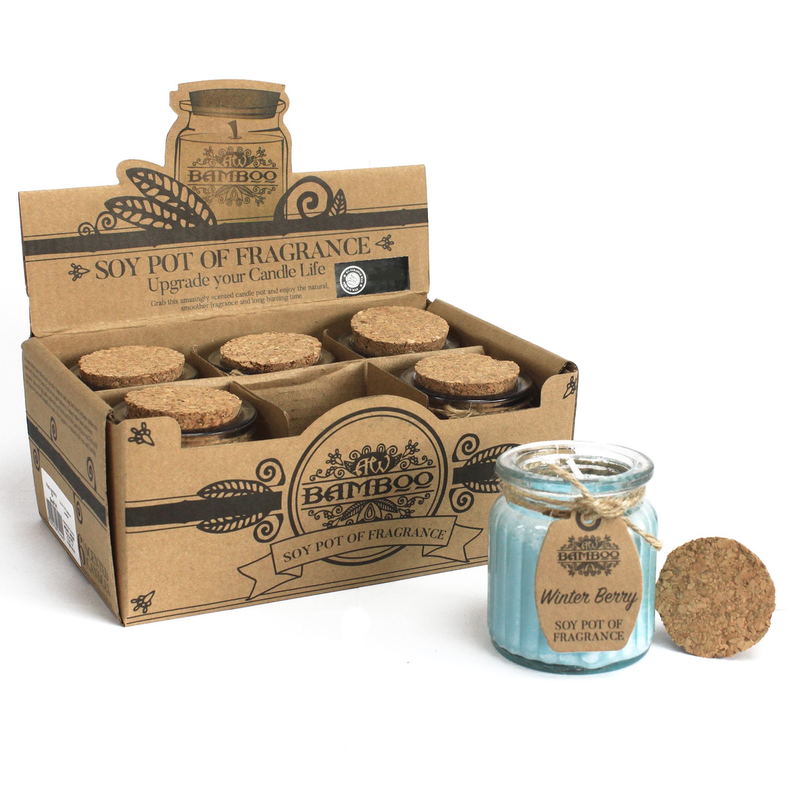 Winter Berry Soy Pot of Fragrance Candle1