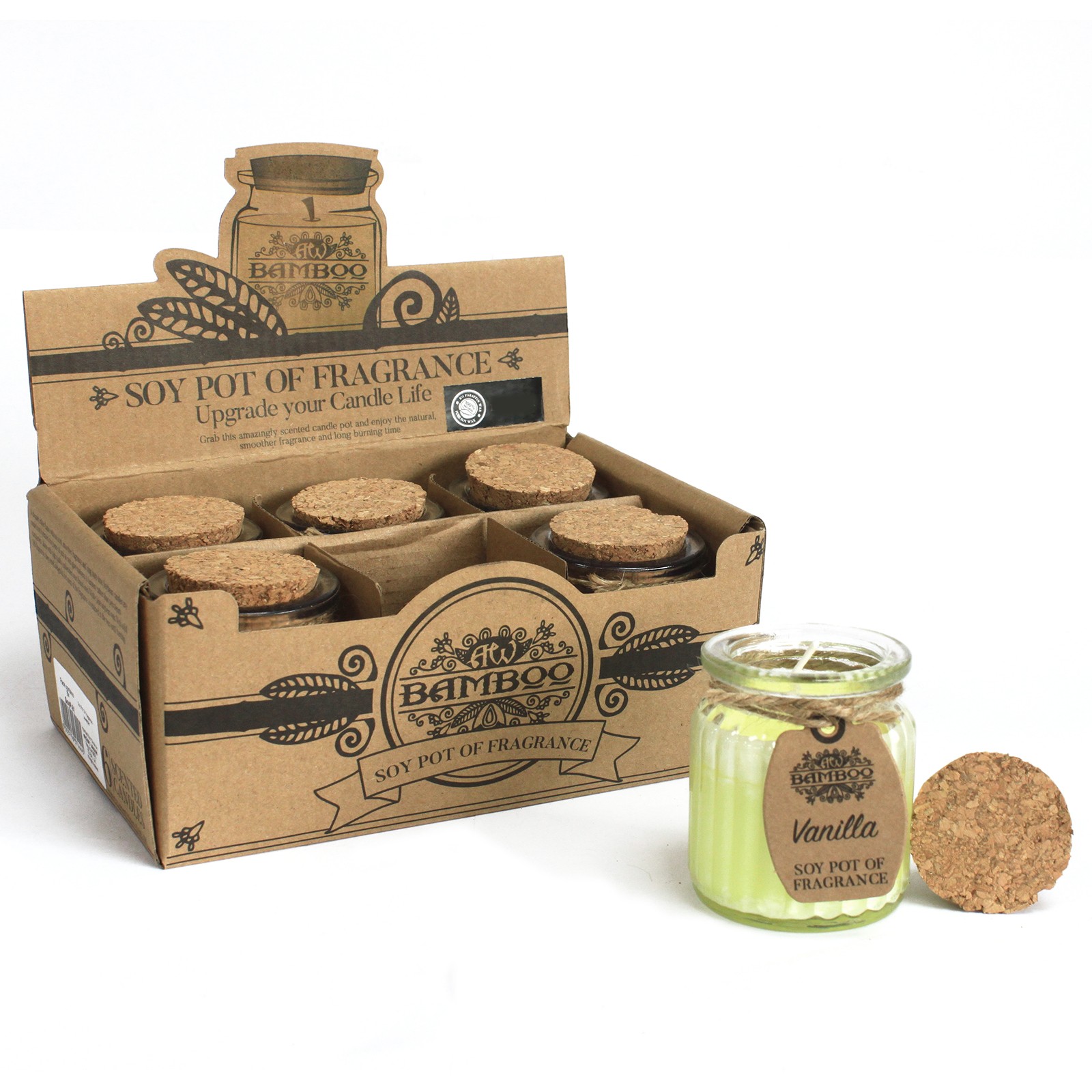 Vanilla Soy Pot of Fragrance Candle1