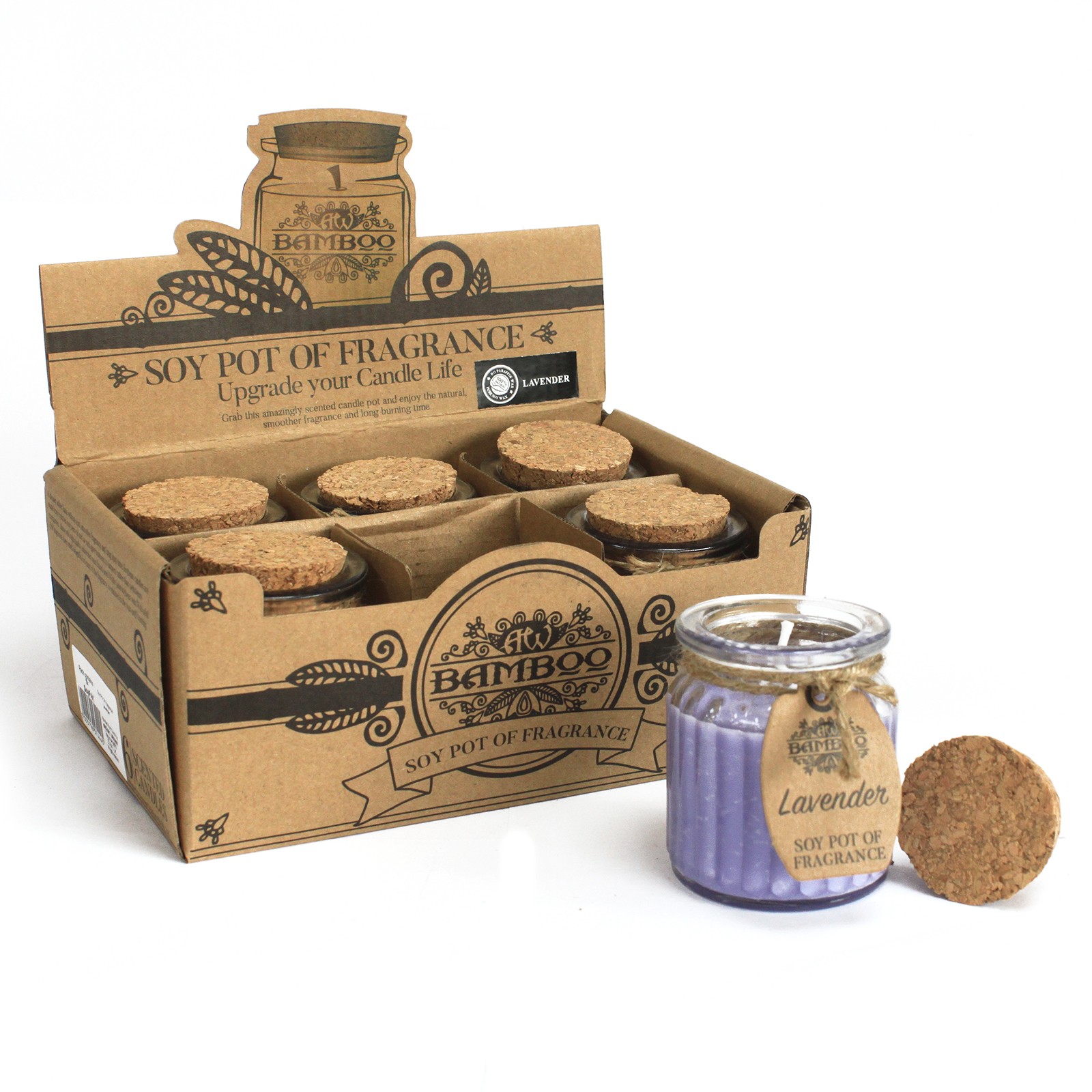 Lavender Soy Pot of Fragrance Candle1