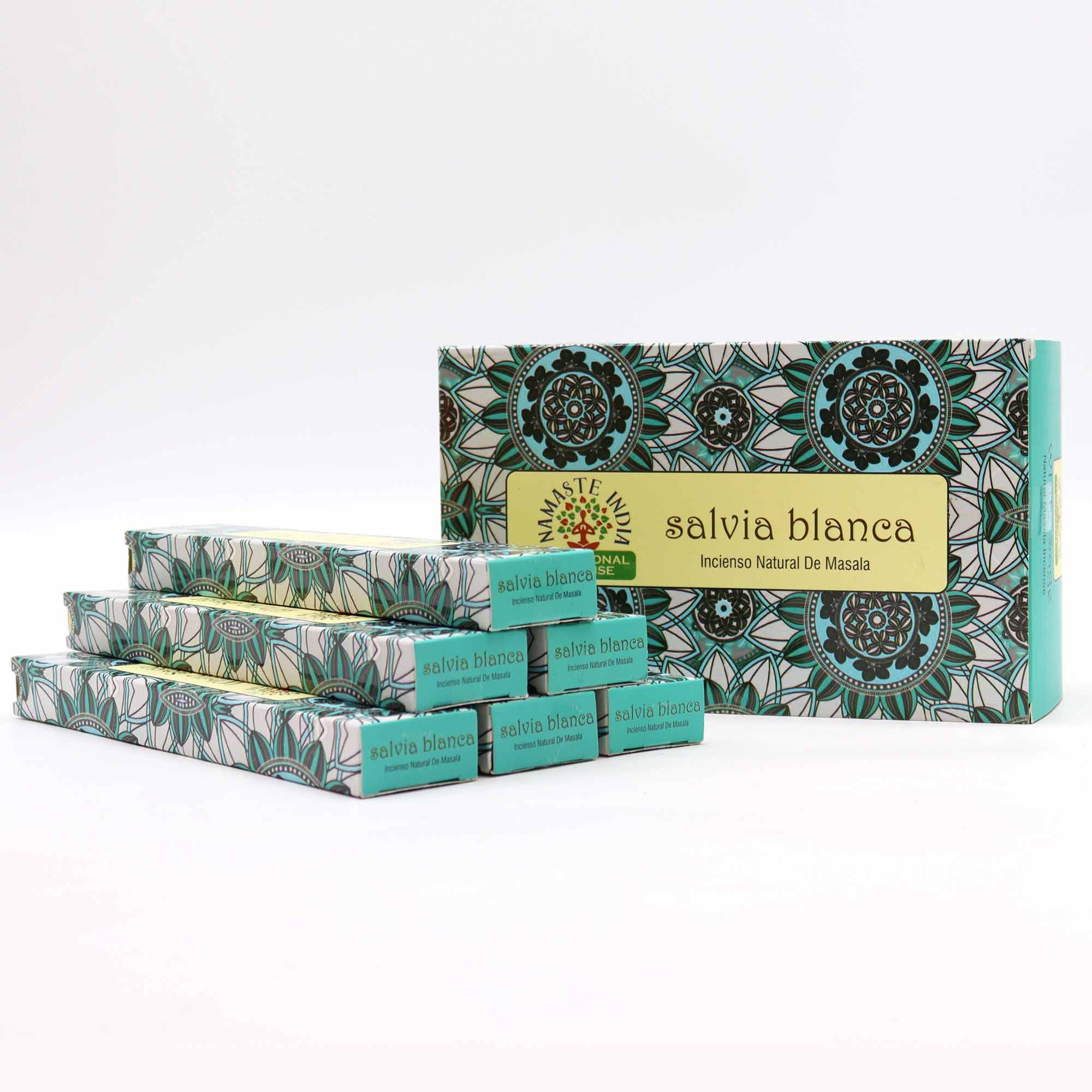 Namaste Mandala Masala Incense - White Sage4