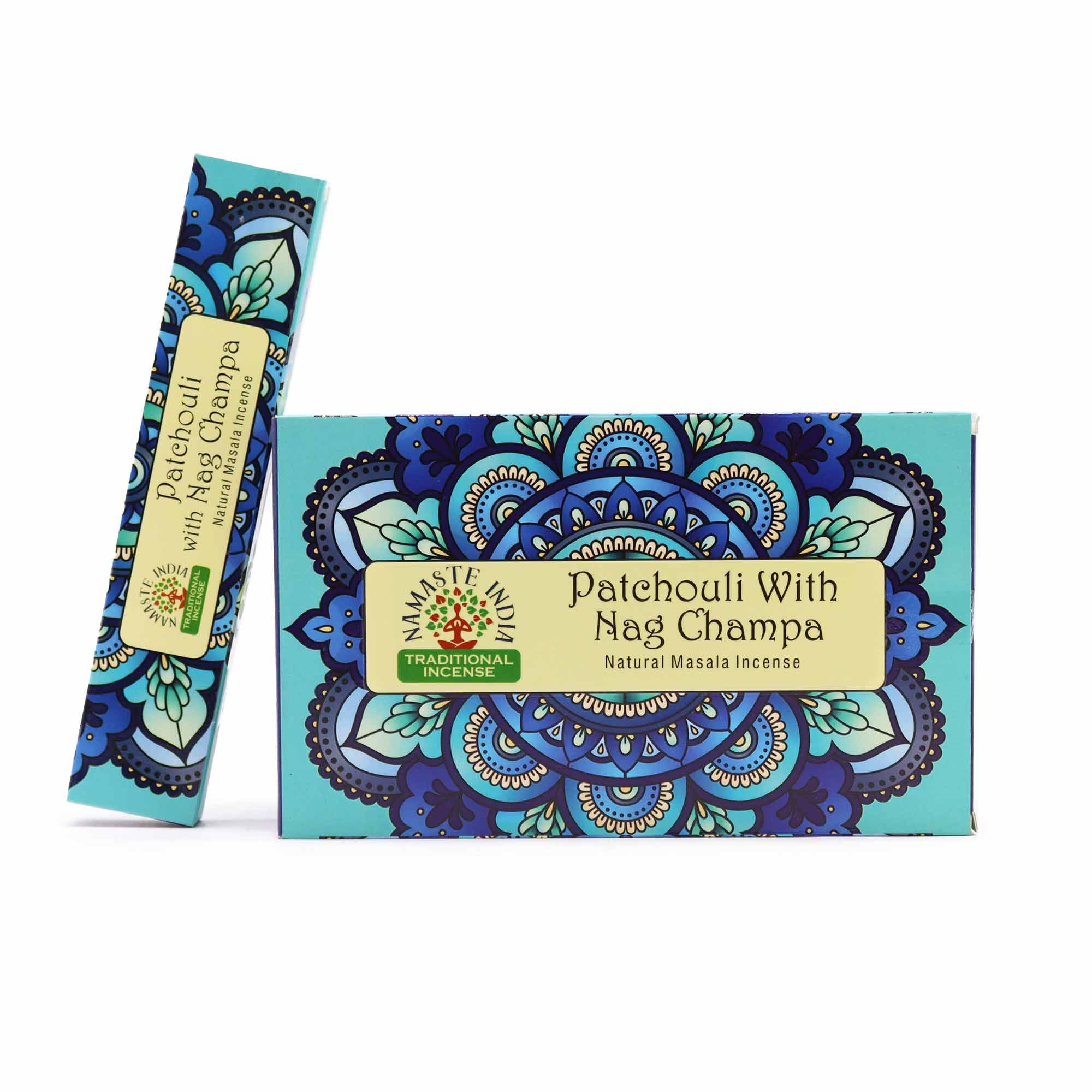 Namaste Mandala Masala Incense - Patchouli with Nag Champa1