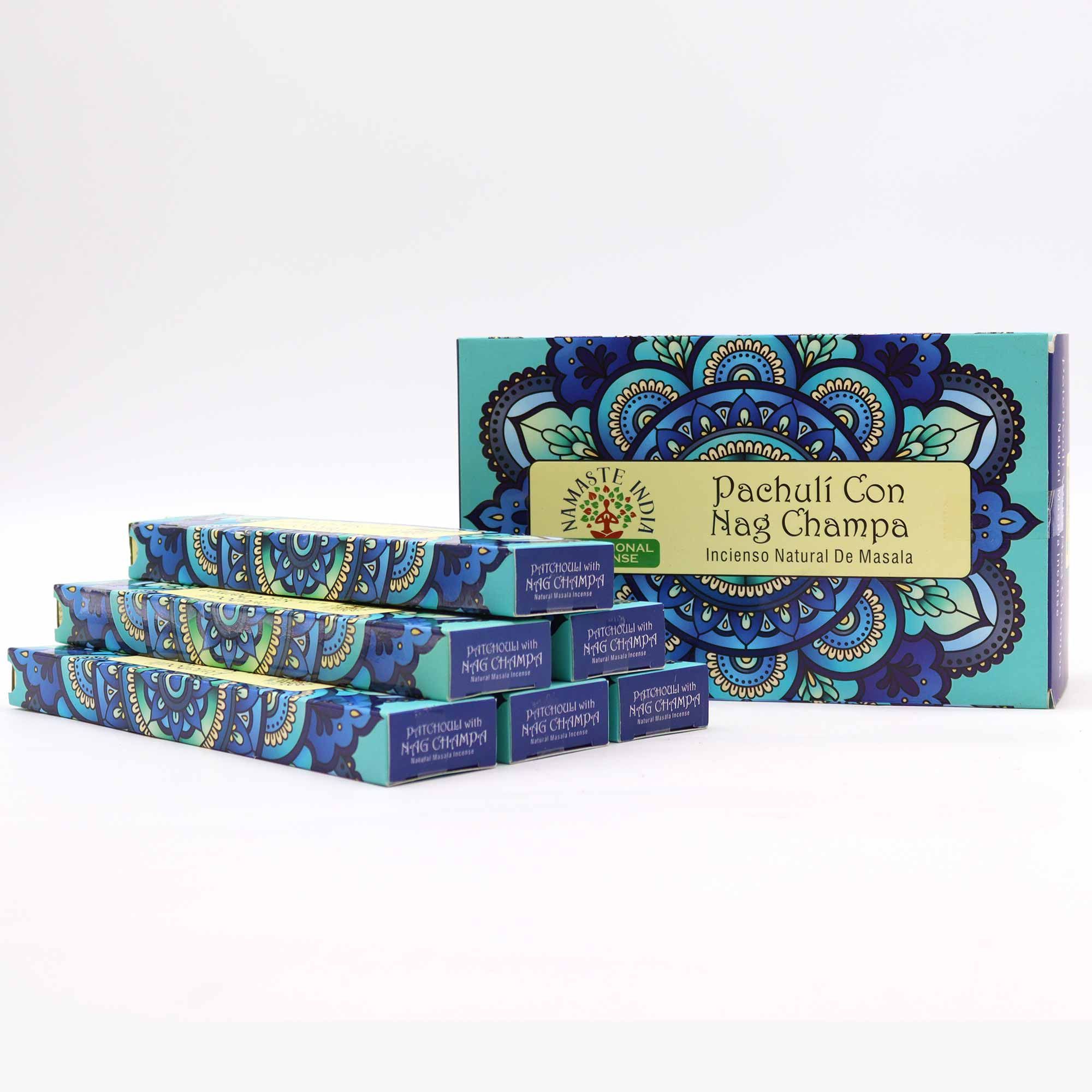 Namaste Mandala Masala Incense - Patchouli with Nag Champa3