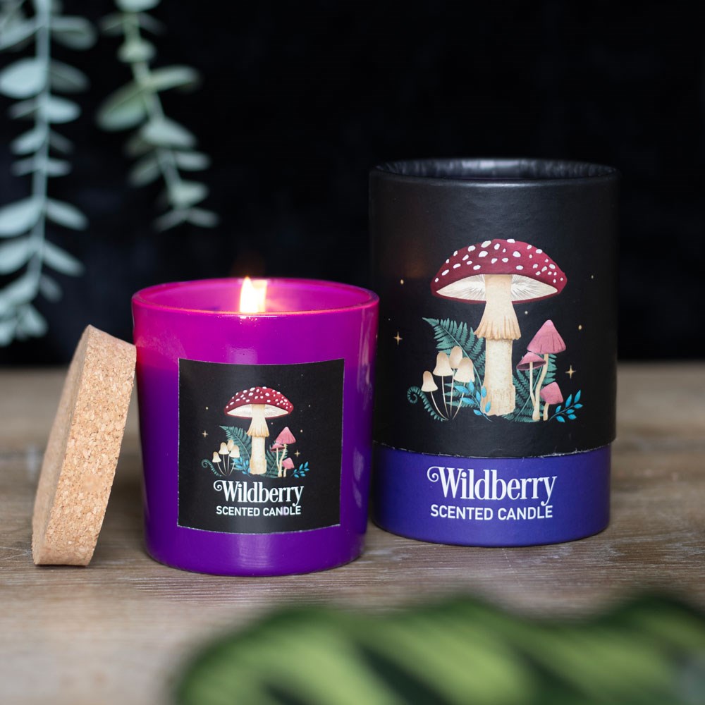 Forest Mushroom Wildberry Candle6