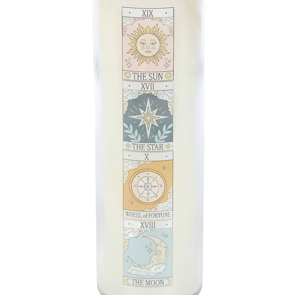 Vintage Tarot Rose Tube Candle1