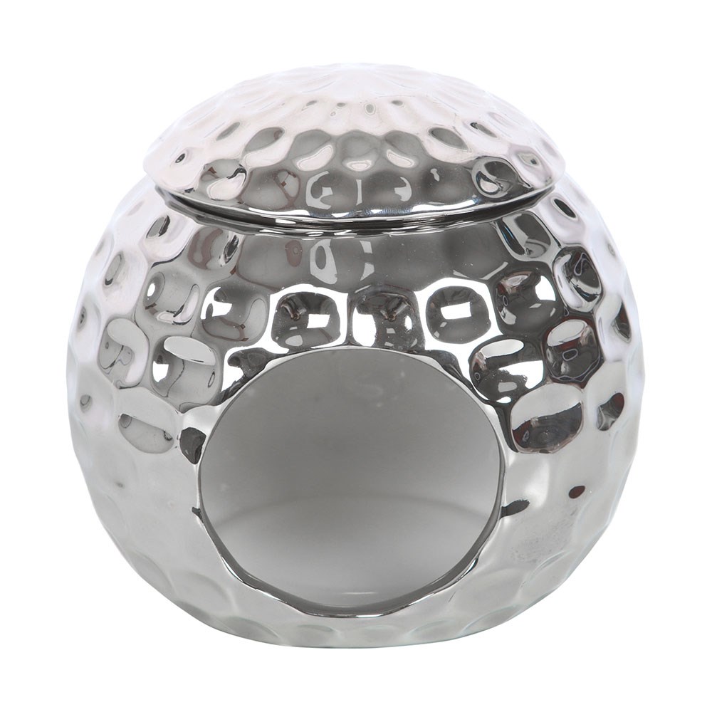 Silver Disco Ball Oil Burner4