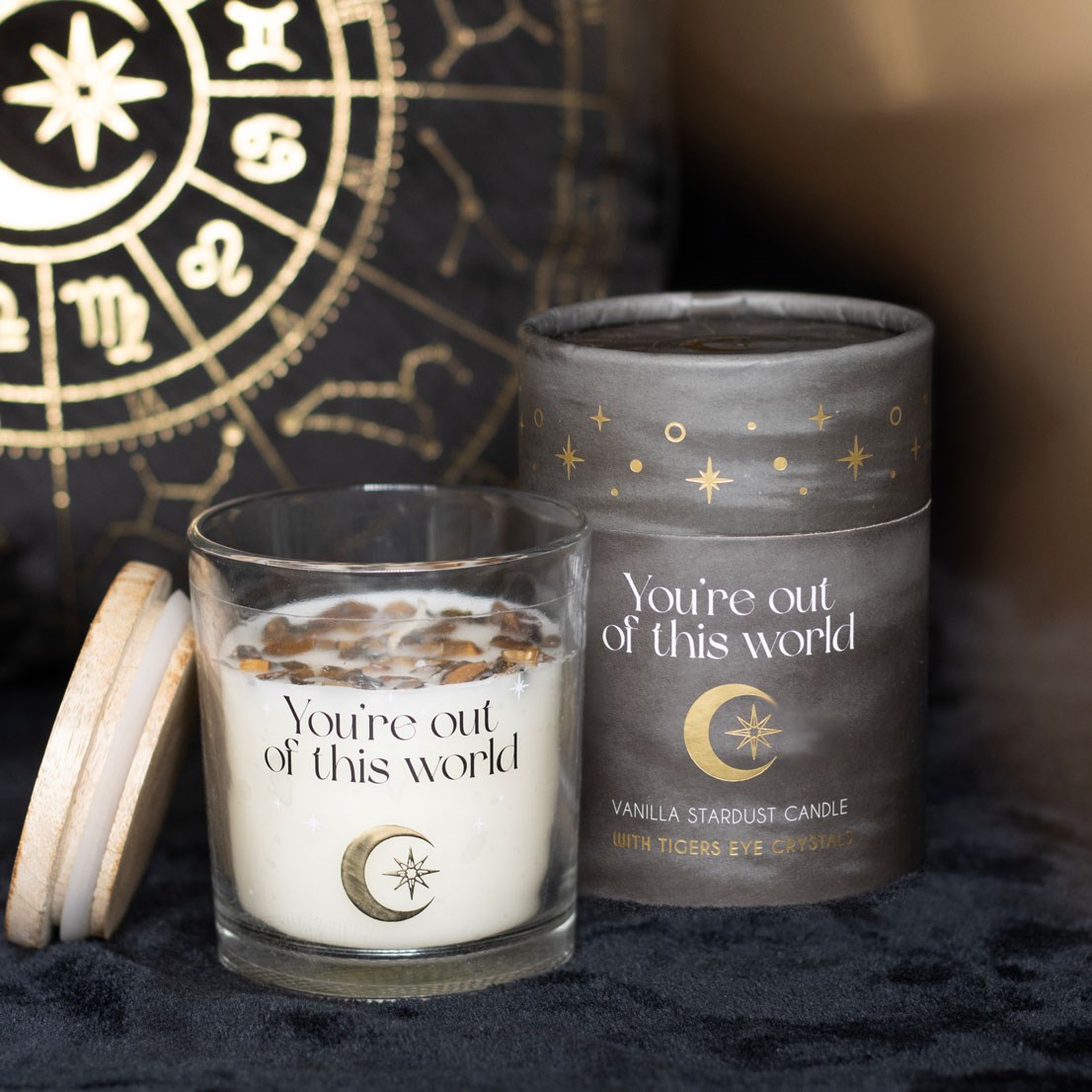 Vanilla Stardust Crystal Chip Candle5