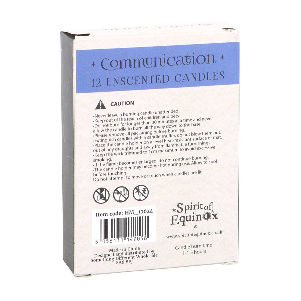 Pack of 12 Communication Spell Candles3