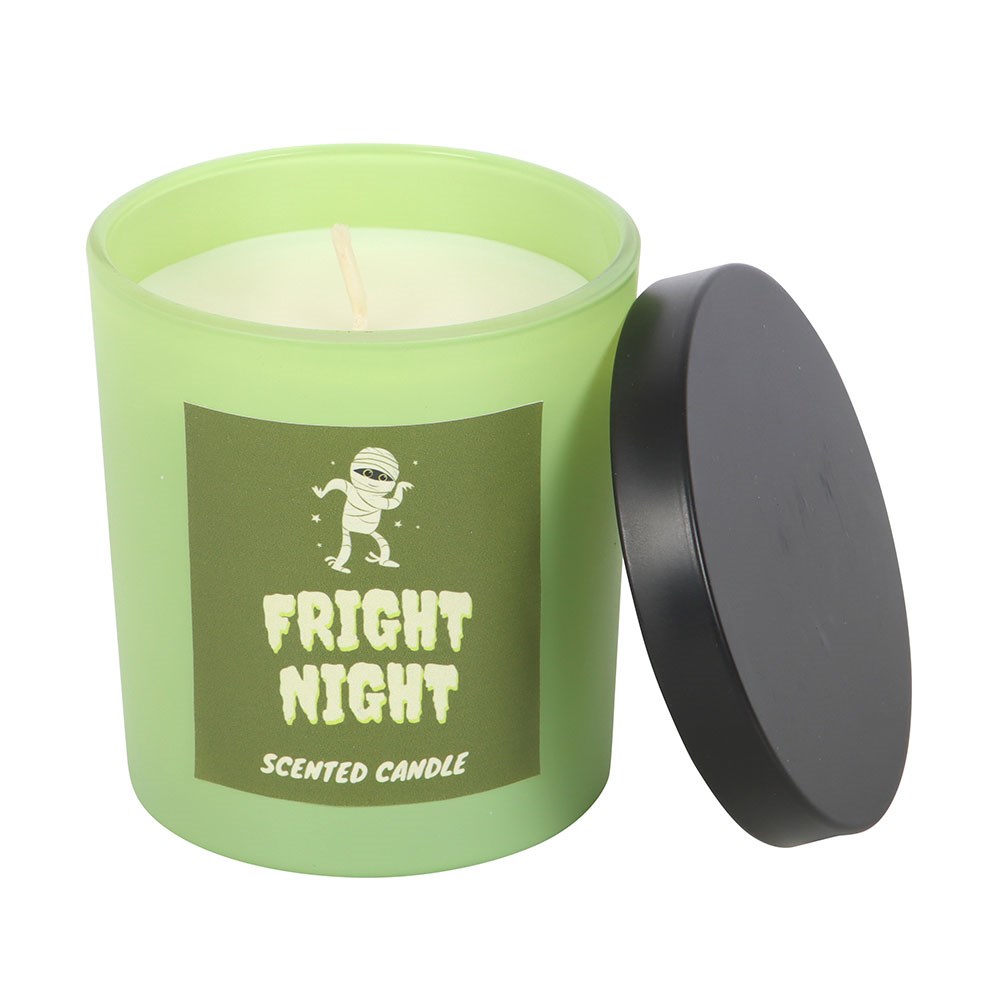 Fright Night Lime & Ginger Halloween Candle1