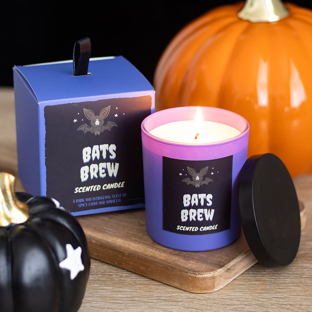 Bat's Brew Clove & Tobacco Halloween Candle3