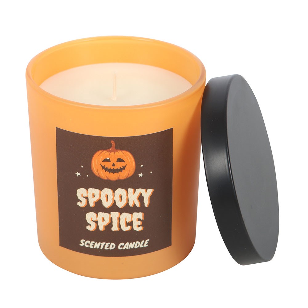 Spooky Spice Cinnamon Halloween Candle1
