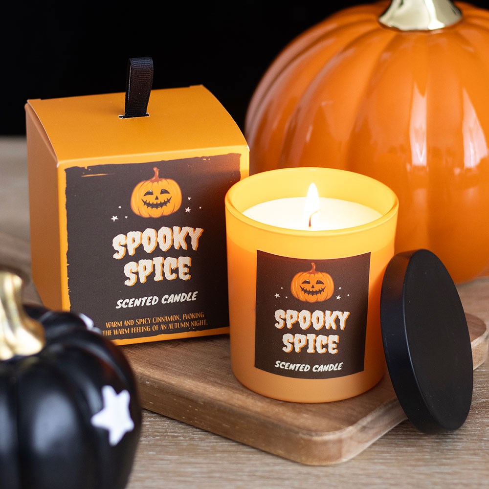 Spooky Spice Cinnamon Halloween Candle3