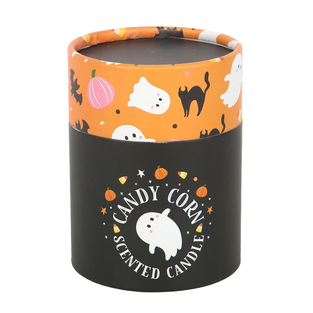 Sweet and Spooky Candy Corn Candle2