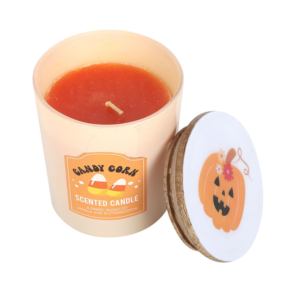 Candy Corn Vanilla & Butterscotch Candle1