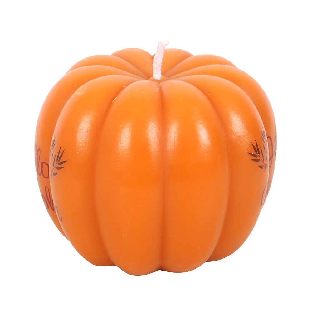 Hello Pumpkin Shaped Candle2