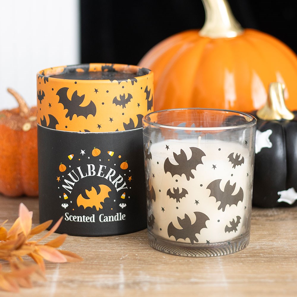 Bat Print Mulberry Candle3