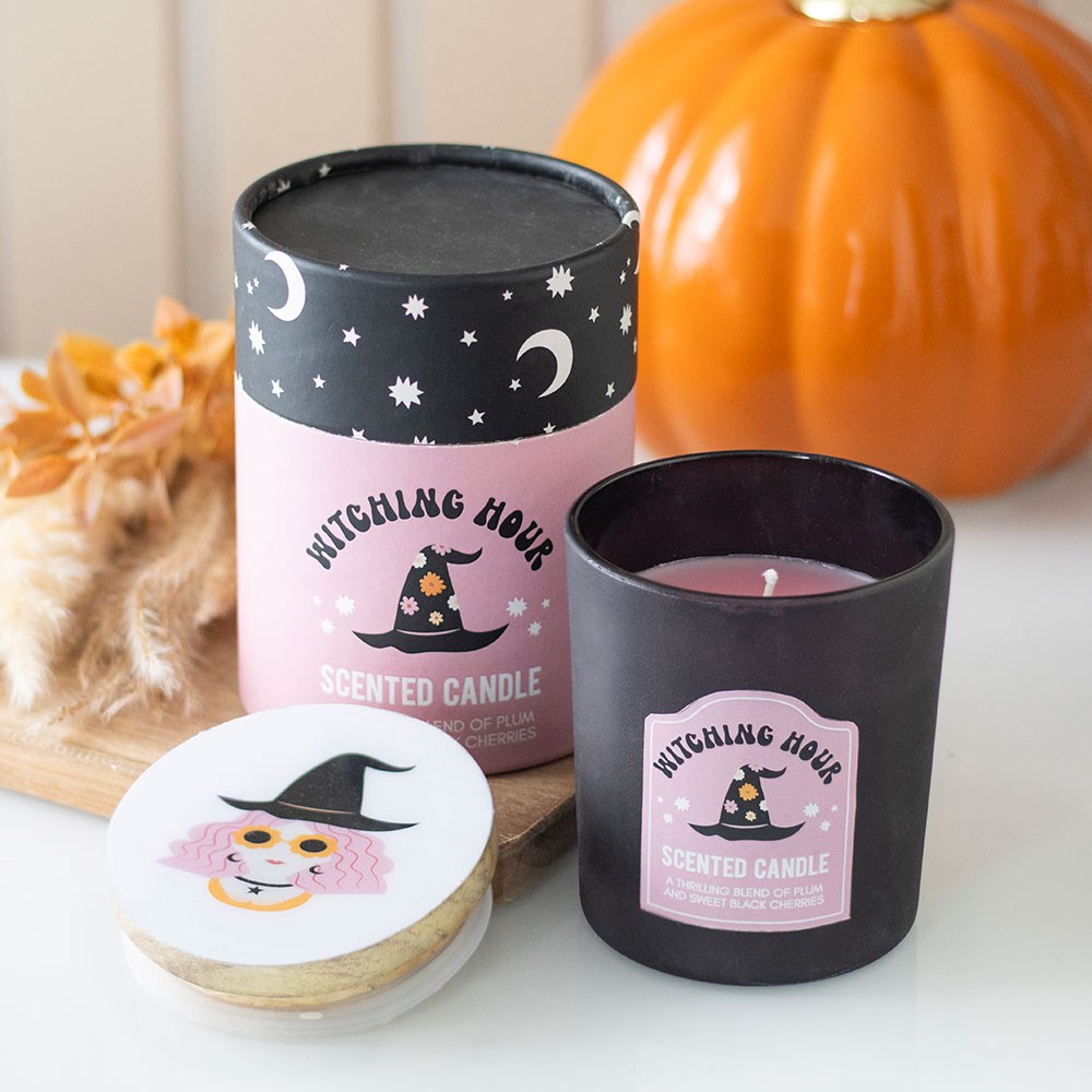 Witching Hour Plum and Black Cherry Candle3
