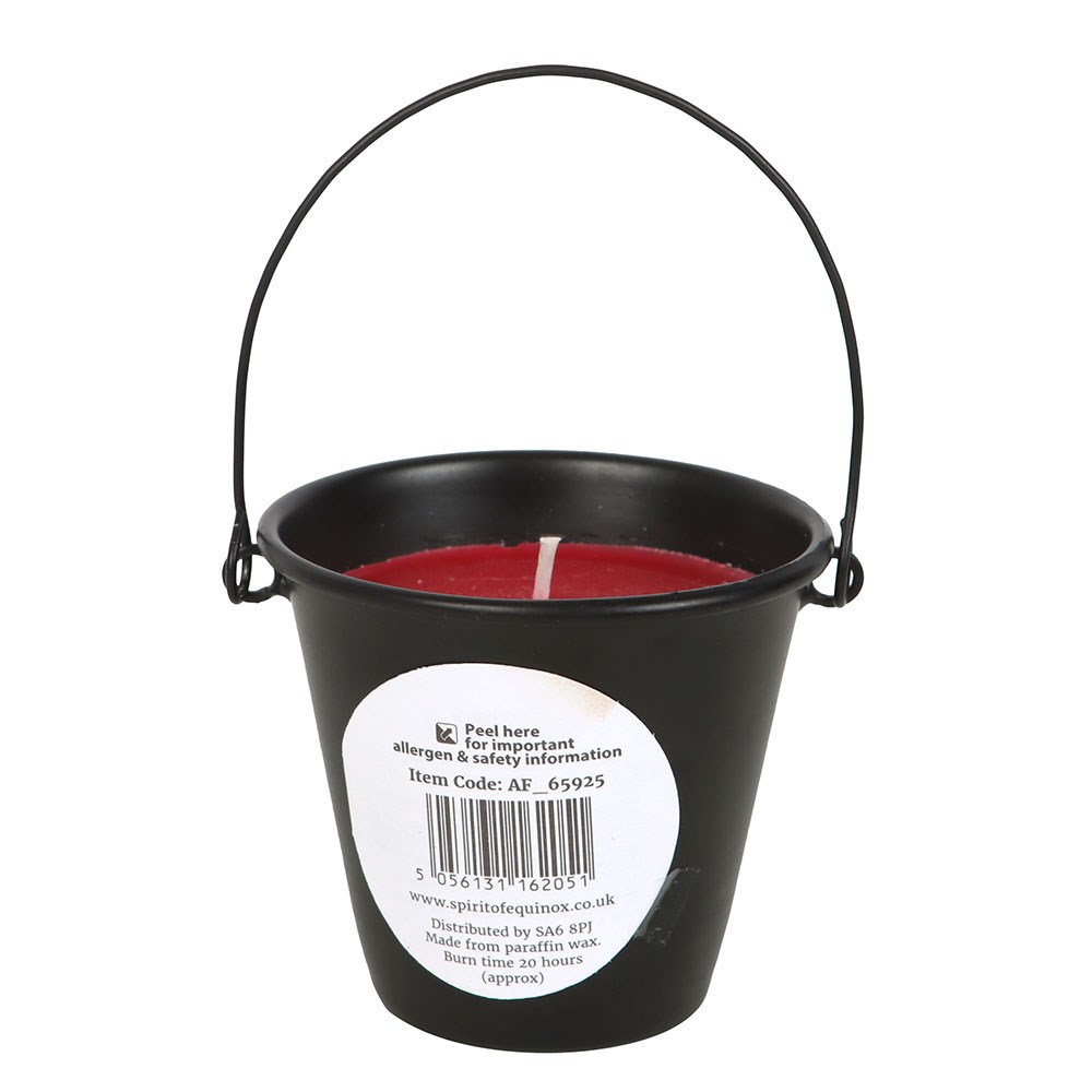 Go Away Evil Candle Bucket with Rose Scent2