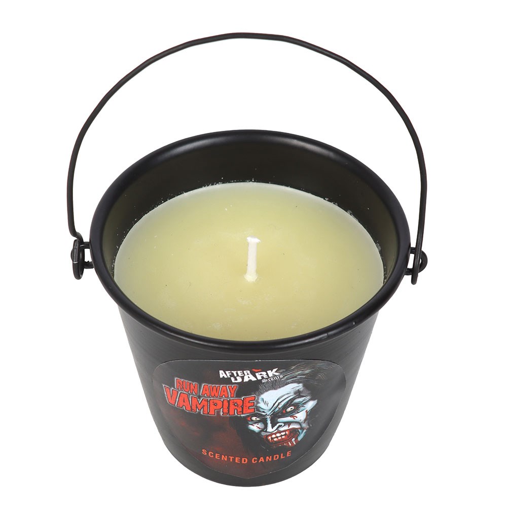 Run Away Vampire Candle Bucket with Sandalwood Scent1
