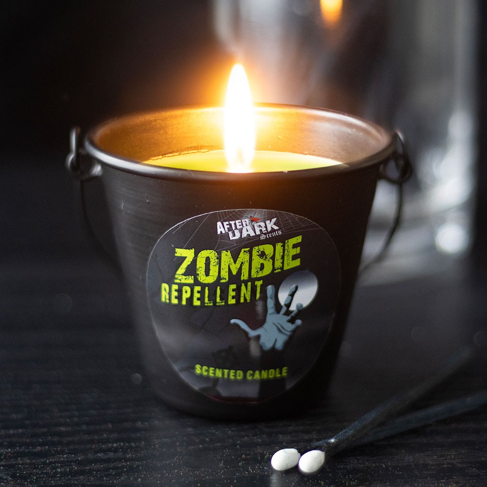 Zombie Repellent Candle Bucket with Jasmine Scent3