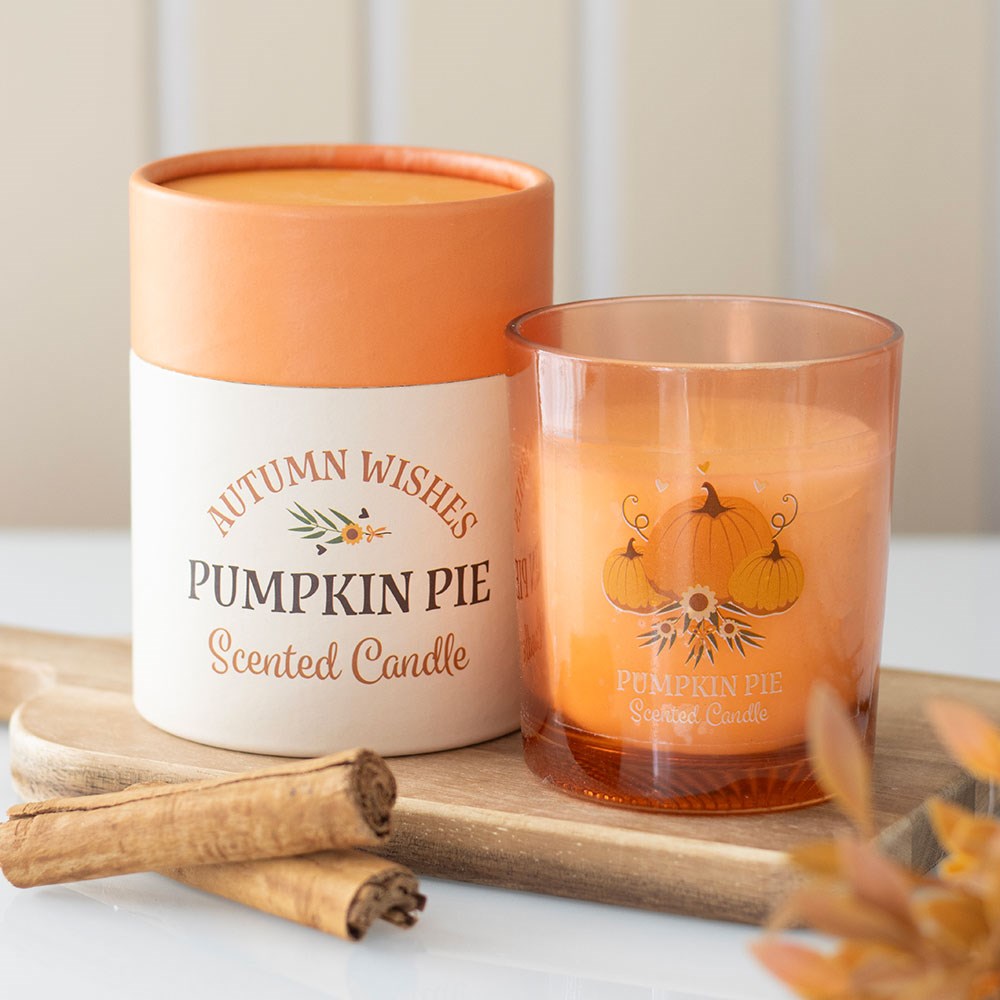 Autumn Wishes Pumpkin Pie Candle3