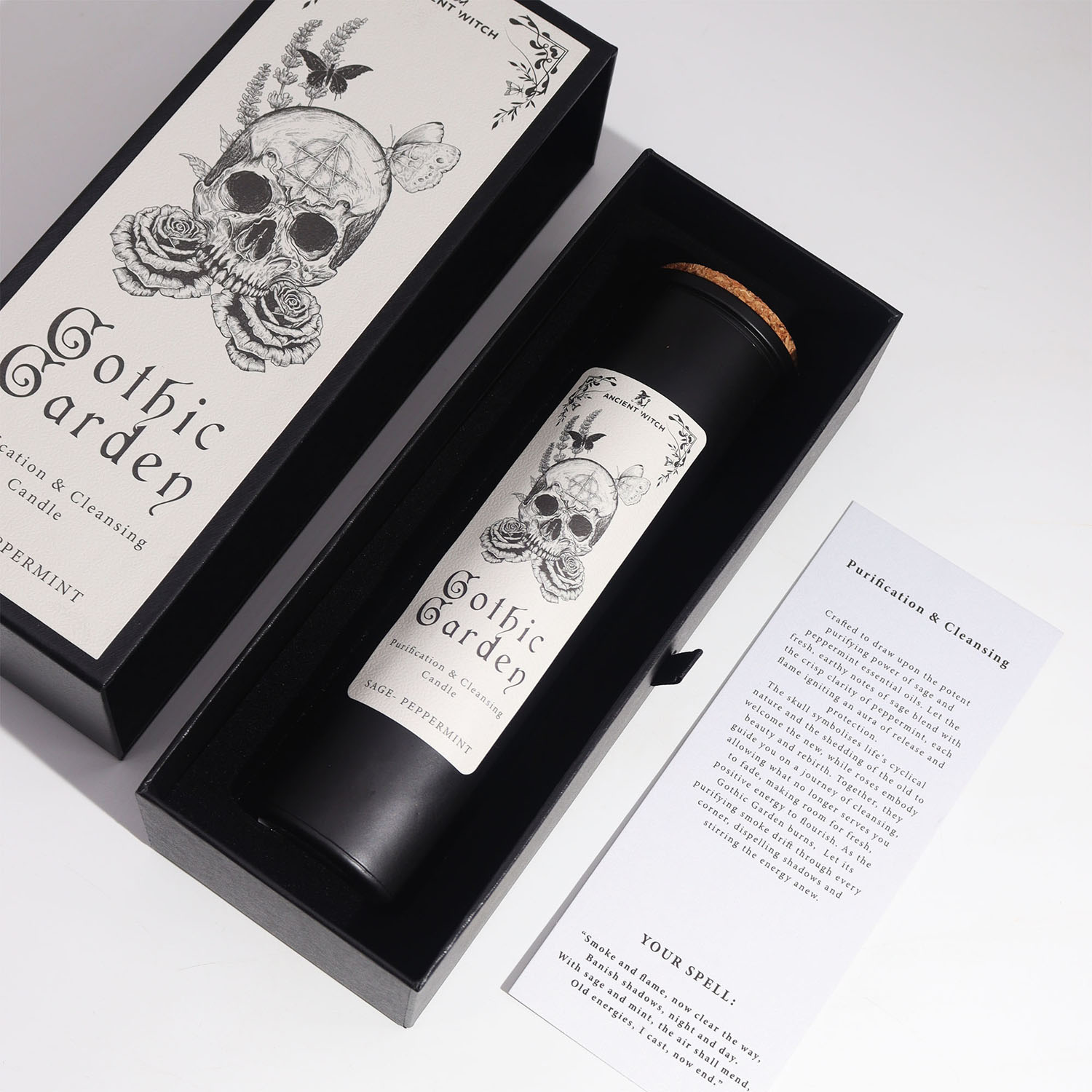 Ancient Witch Ritual Candle - Gothic Garden1