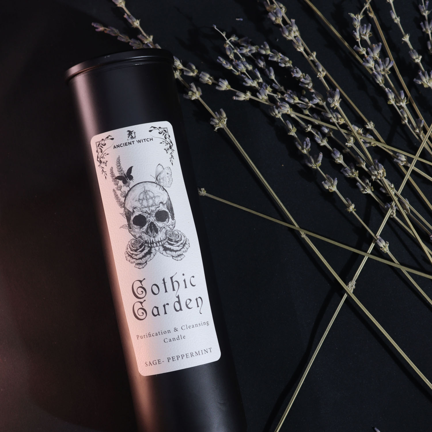 Ancient Witch Ritual Candle - Gothic Garden2
