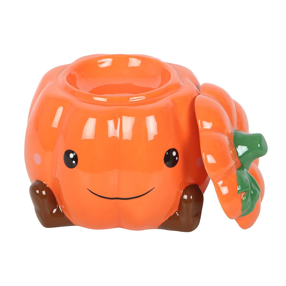 Cute Smiling Pumpkin Oil Burner & Wax Warmer1