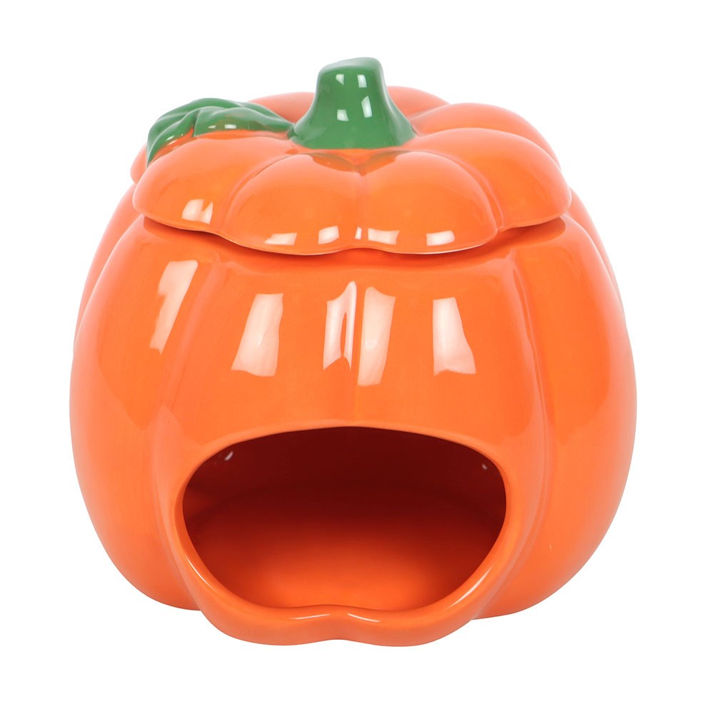 Cute Smiling Pumpkin Oil Burner & Wax Warmer3