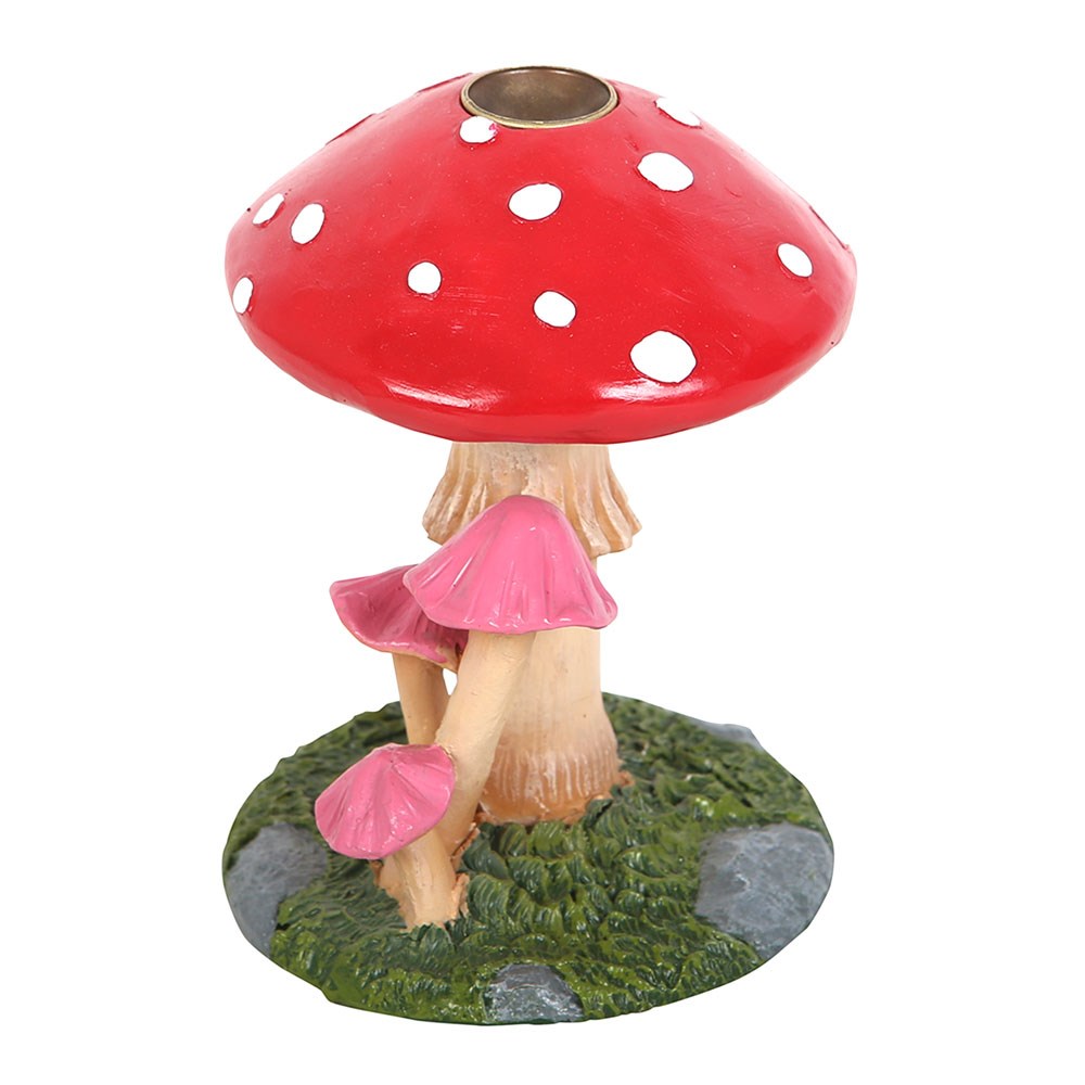 Whimsical Forest Mushroom Backflow Incense Burner1