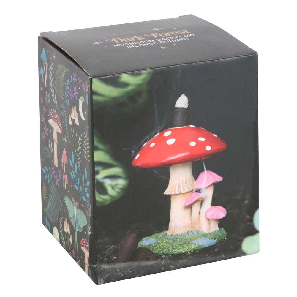 Whimsical Forest Mushroom Backflow Incense Burner5