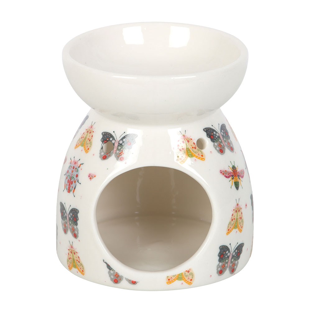 Floral Bug Print Oil Burner & Wax Warmer3