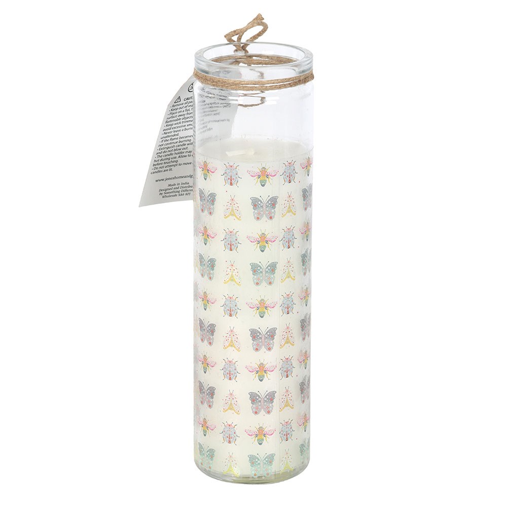 Floral Bug Garden Rose Scented Tube Candle2
