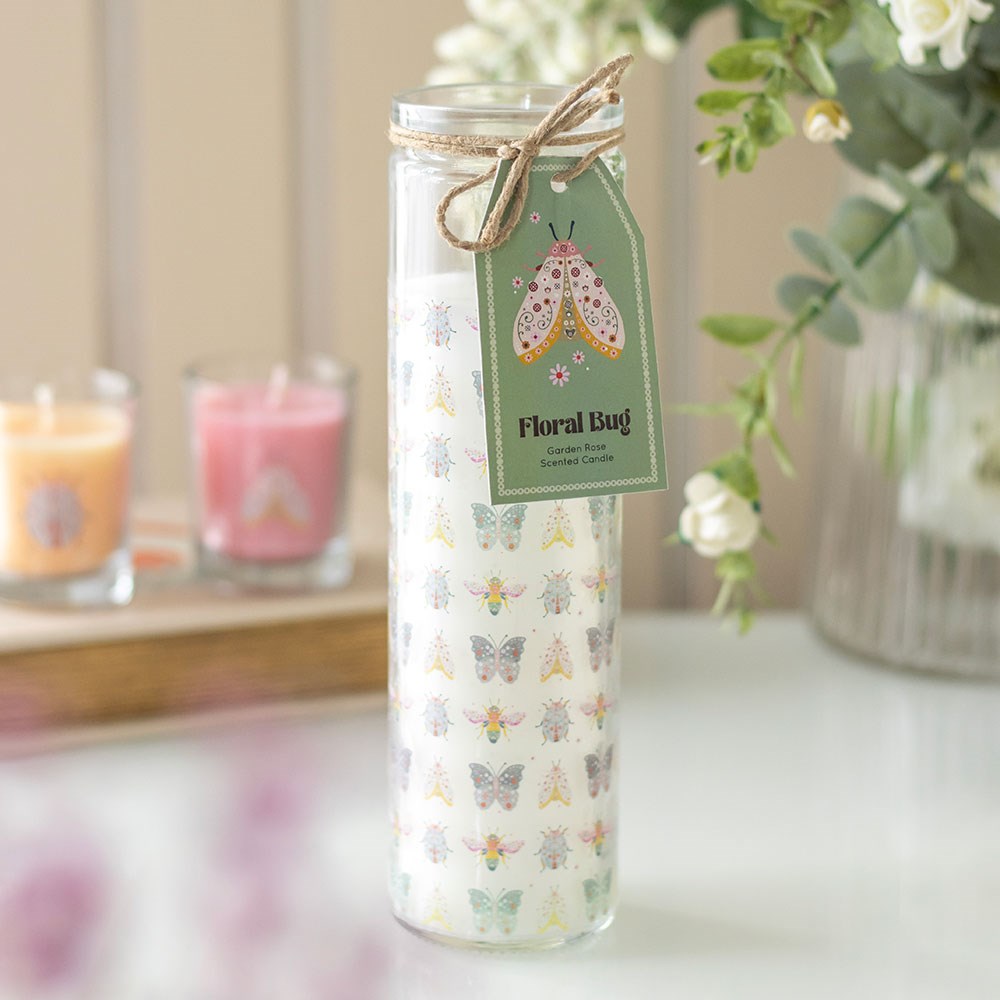 Floral Bug Garden Rose Scented Tube Candle3