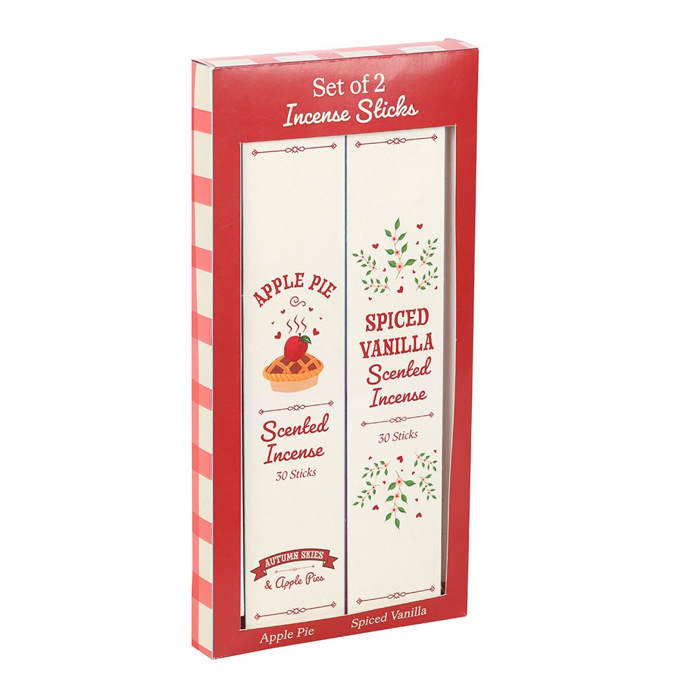 Apple Pie & Spiced Vanilla Incense Stick Duo1