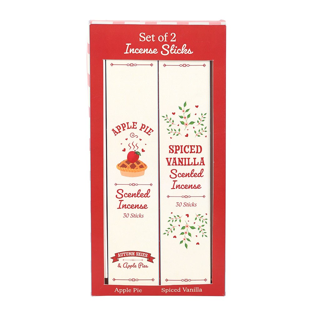Apple Pie & Spiced Vanilla Incense Stick Duo2