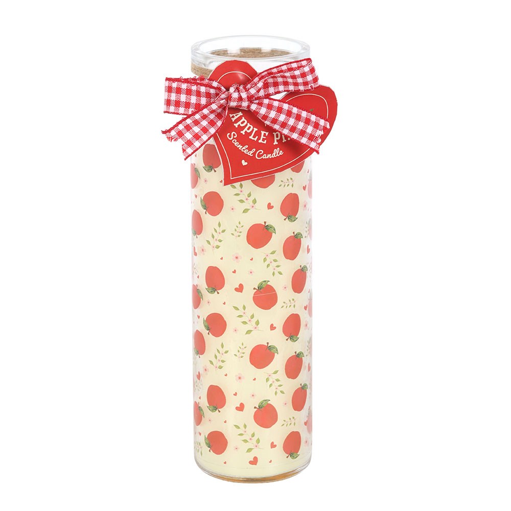Apple Pie Scented Candle in Decorative Apple Print Tube