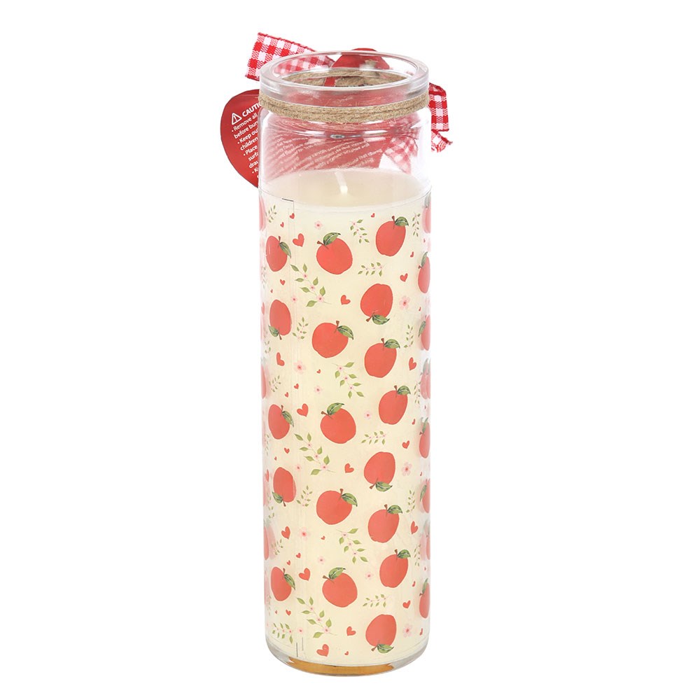 Apple Pie Scented Candle in Decorative Apple Print Tube2
