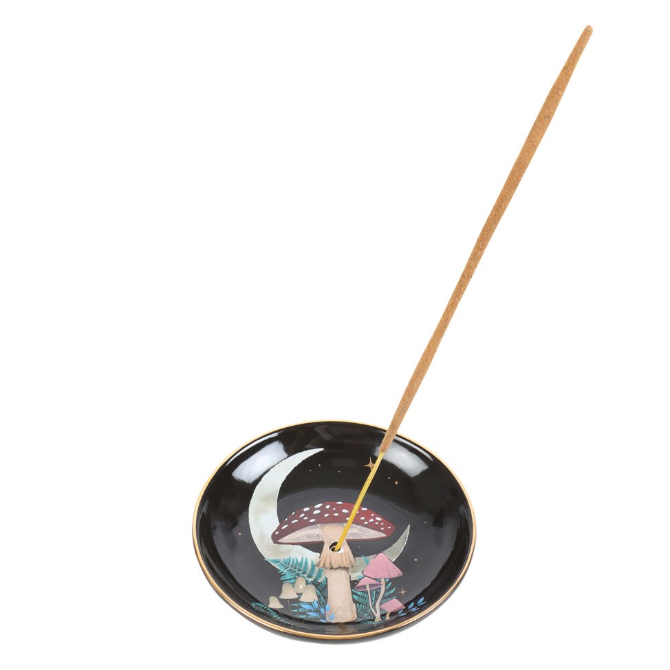 Forest Mushroom Ceramic Incense Holder1