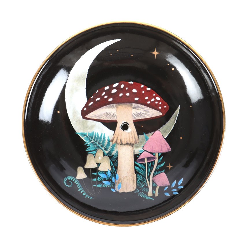 Forest Mushroom Ceramic Incense Holder2