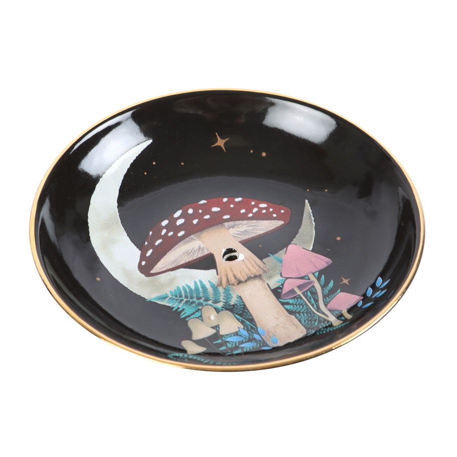 Forest Mushroom Ceramic Incense Holder3