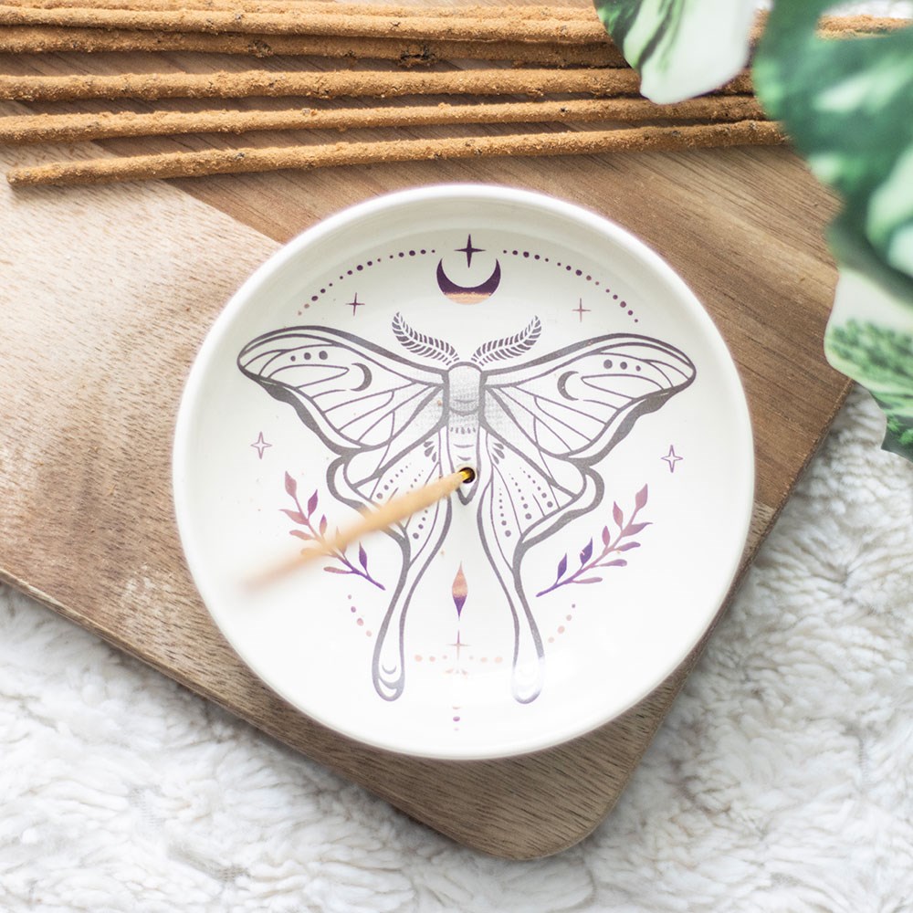 Elegant Luna Moth Incense Holder