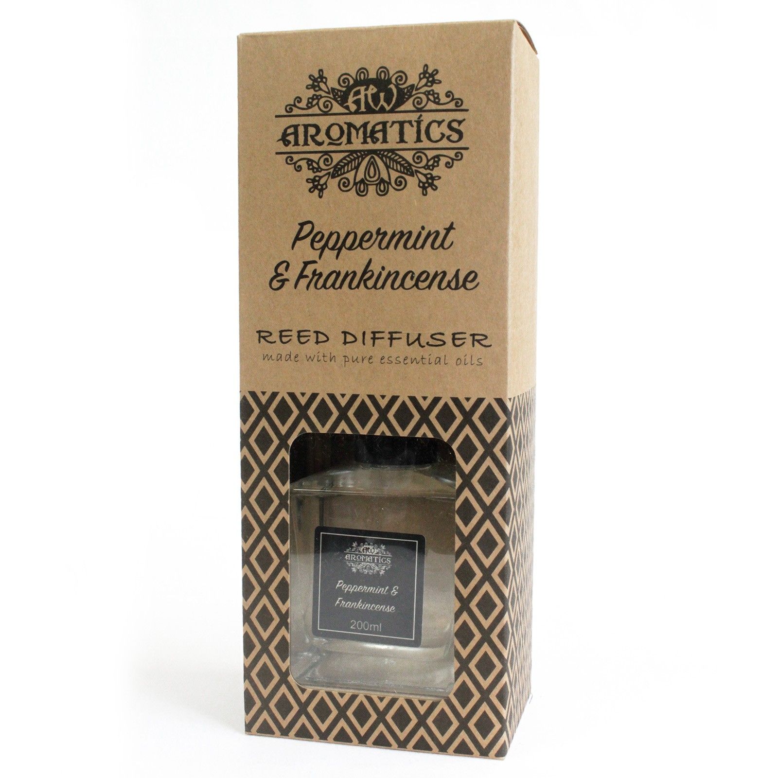 Peppermint & Frankincense Essential Oil Reed Diffuser 200ml2