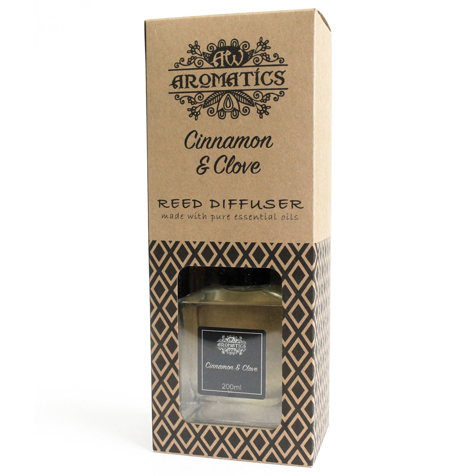 Cinnamon & Clove Essential Oil Reed Diffuser 200ml2
