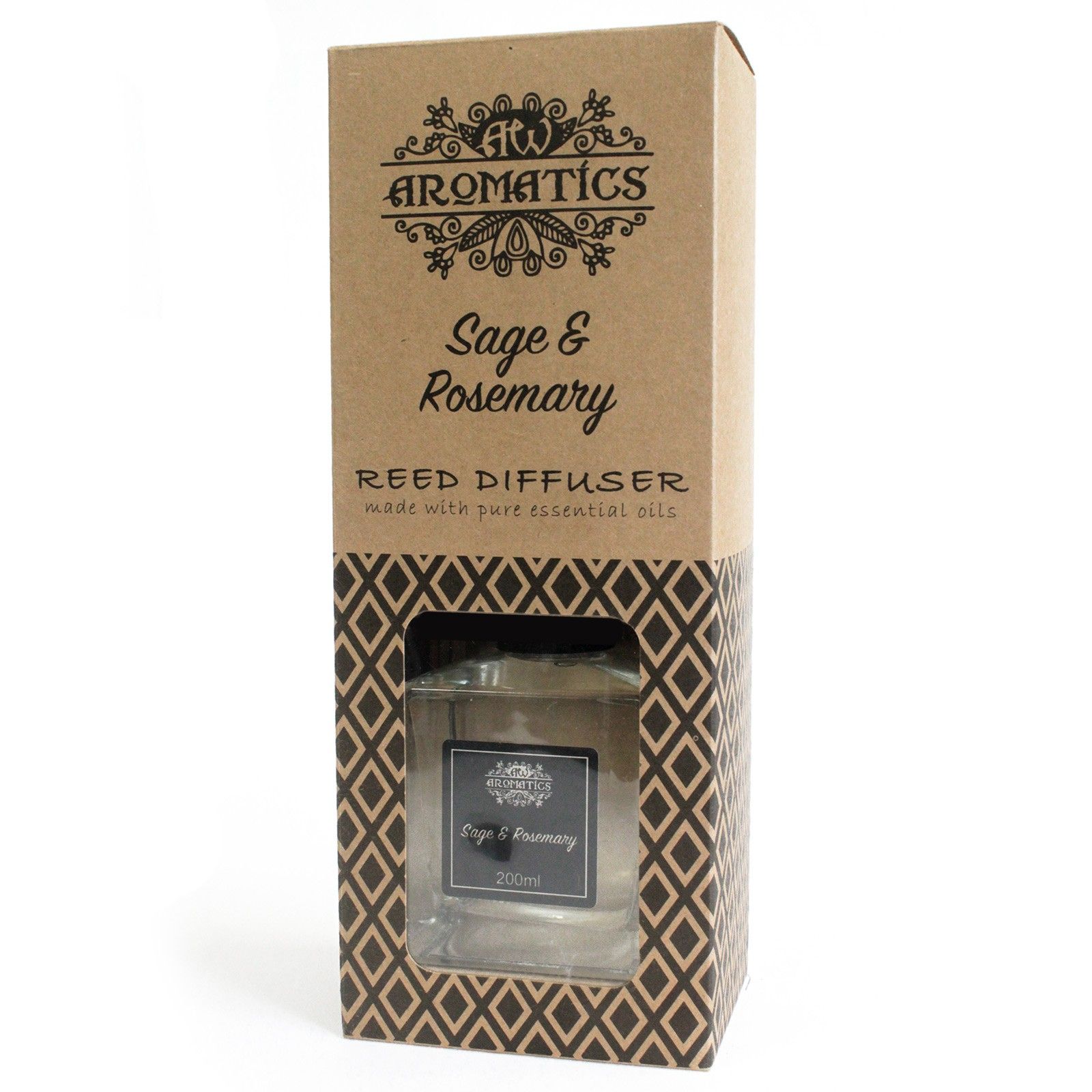 Sage & Rosemary Essential Oil Reed Diffuser 200ml2