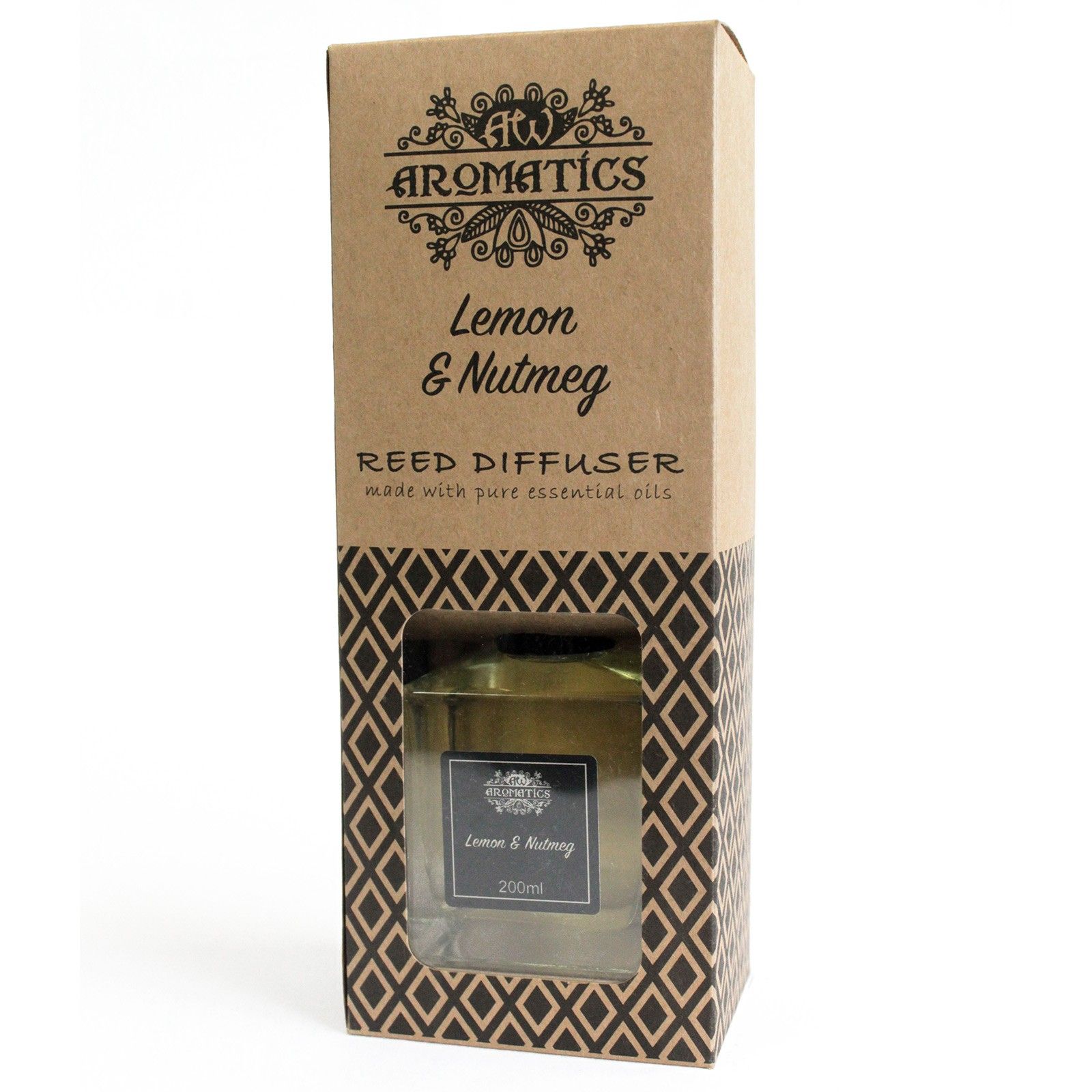 Lemon & Nutmeg Essential Oil Reed Diffuser 200ml2
