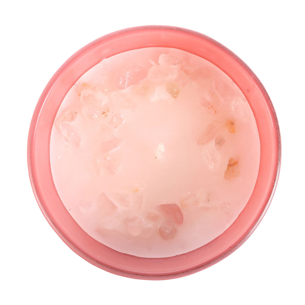 The Sun Tarot Card Candle with Rose Quartz & Pink Grapefruit2