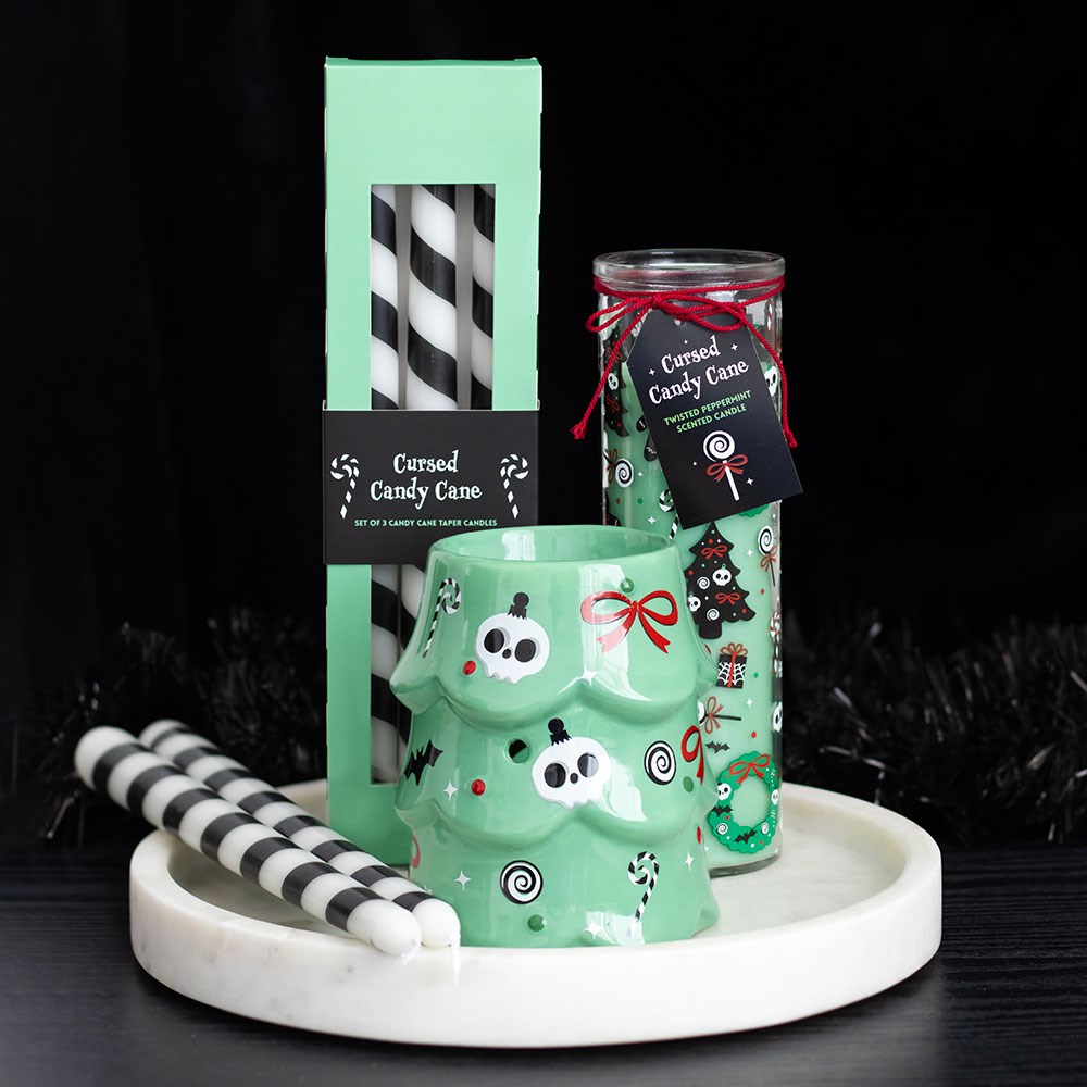 Merry Creepmas: Cursed Candy Cane Tube Candle4