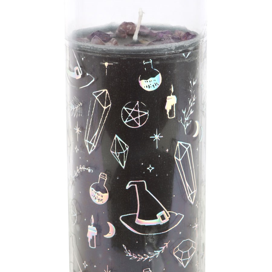 Crystal Witch Jasmine & Amethyst Tube Candle1