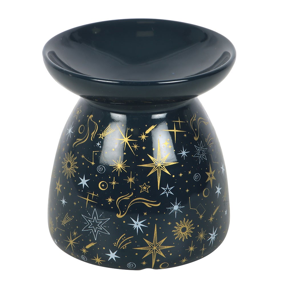 Blue Starry Night Oil Burner & Wax Warmer3